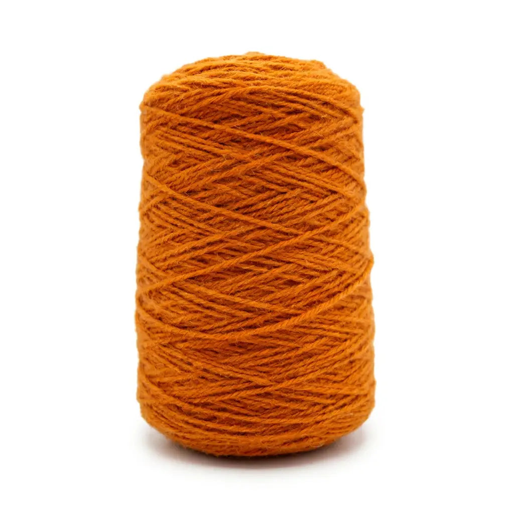 orange 100% New Zealand Wool Tufting Yarn, 500g Cone