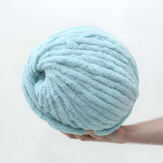 Baby Blue Chenille Yarn