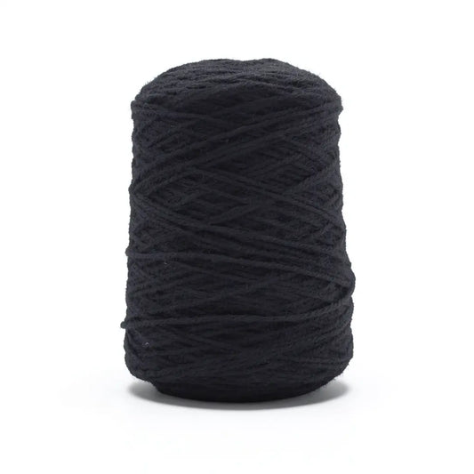 Black  100% New Zealand Wool Tufting Yarn, 500g Cone