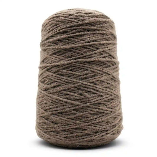 Brown 100% New Zealand Wool Tufting Yarn, 500g Cone