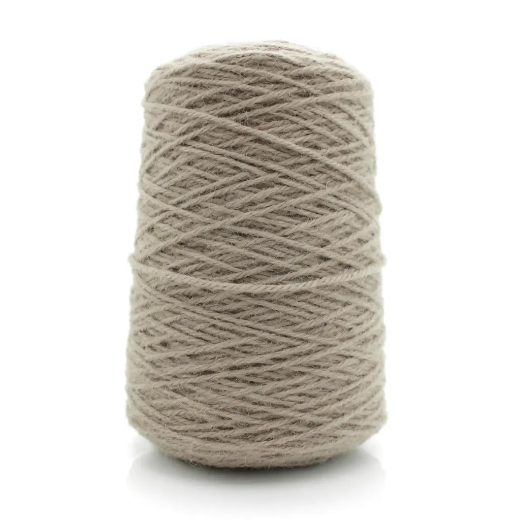 Cappuccino 100% New Zealand Wool Tufting Yarn, 500g Cone