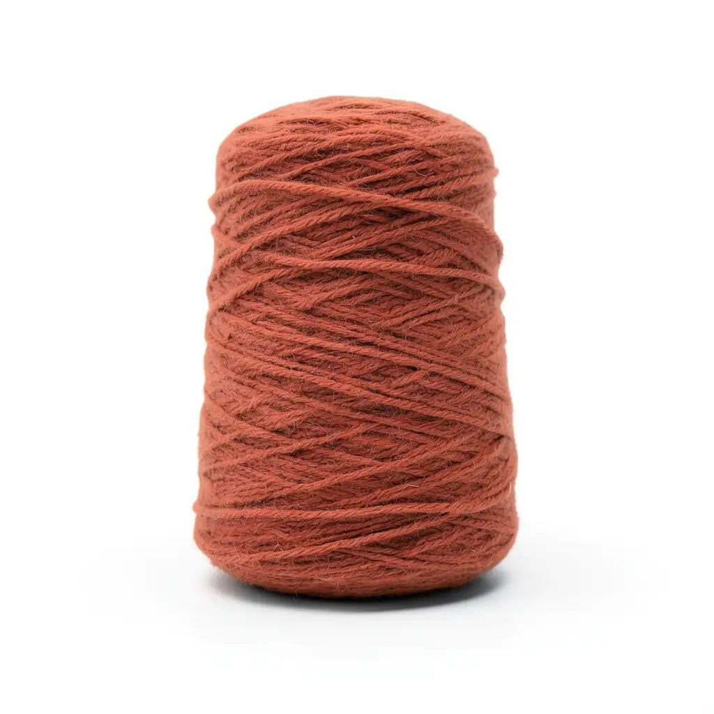 Copper  100% New Zealand Wool Tufting Yarn, 500g Cone