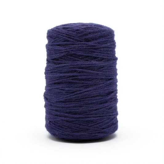 Dark Purple  100% New Zealand Wool Tufting Yarn, 500g Cone