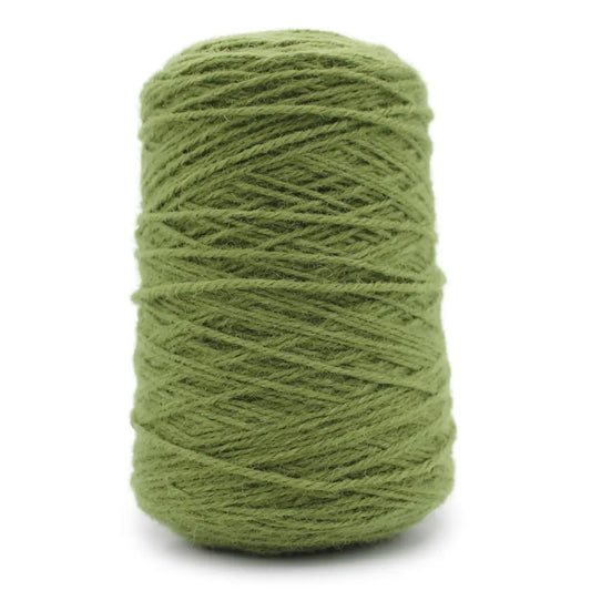 Olive green  100% New Zealand Wool Tufting Yarn, 500g Cone