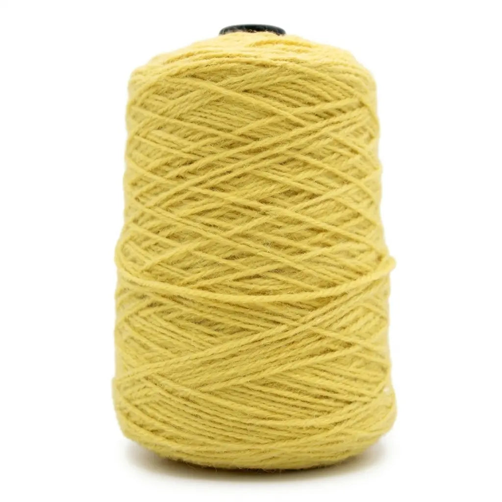 Yellow  100% New Zealand Wool Tufting Yarn, 500g Cone