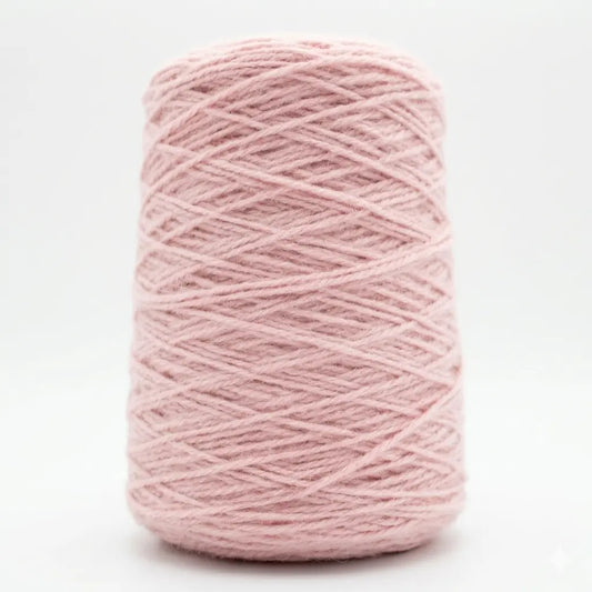 Pink- 100% New Zealand Wool Tufting Yarn, 500g Cone