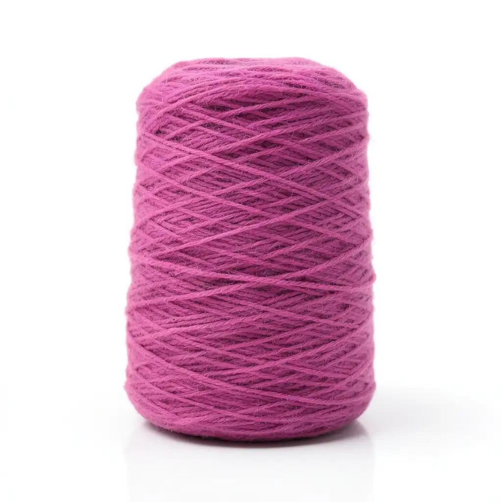 raspberry - 100% New Zealand Wool Tufting Yarn, 500g Cone