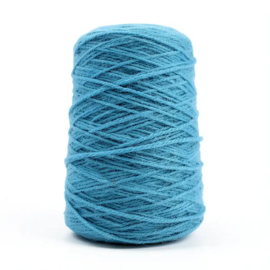 Turquoise  100% New Zealand Wool Tufting Yarn, 500g Cone